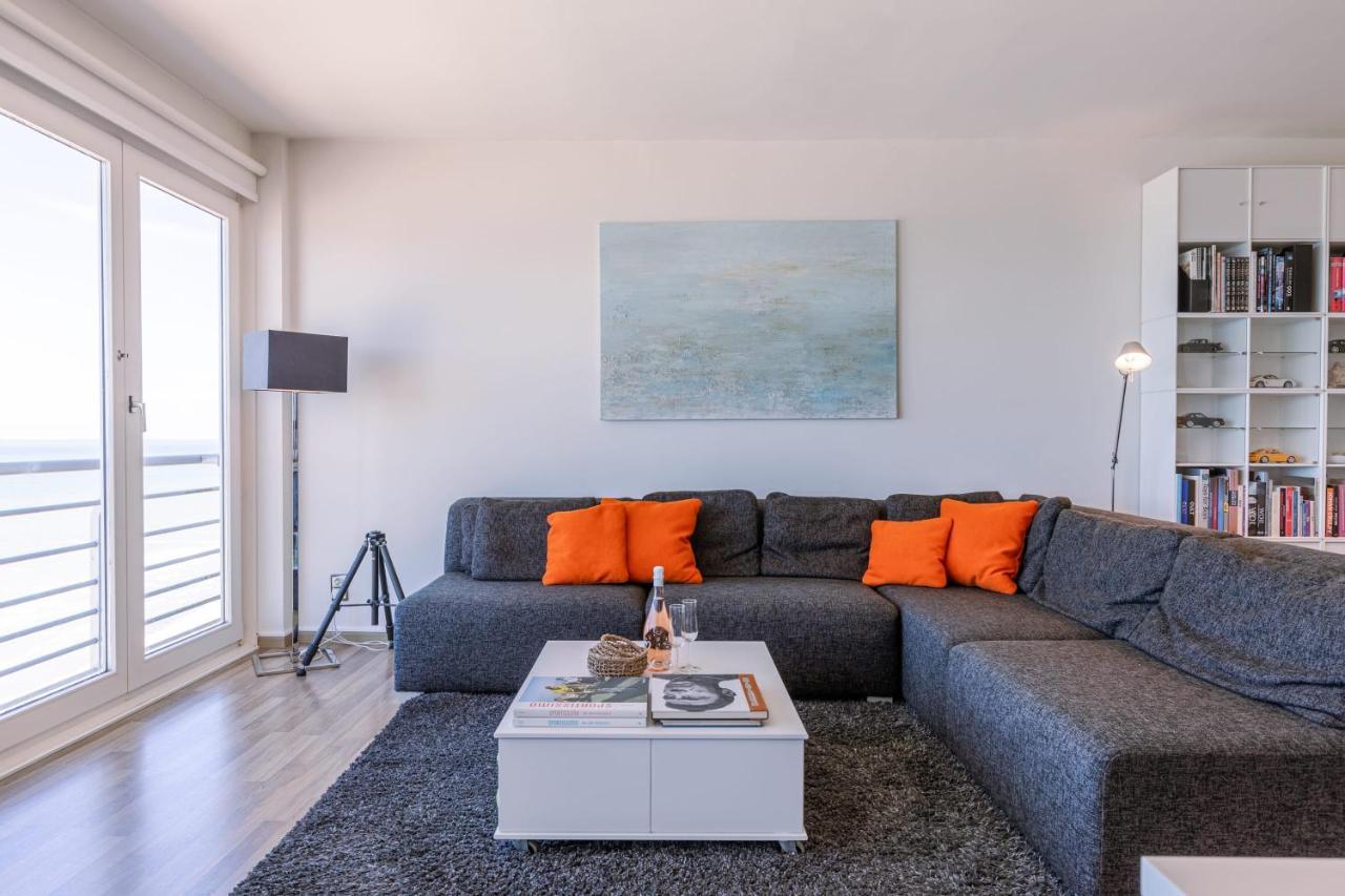 Excellent Southern Furnished Apartment With Beautiful Sea View Nieuwpoort Bagian luar foto